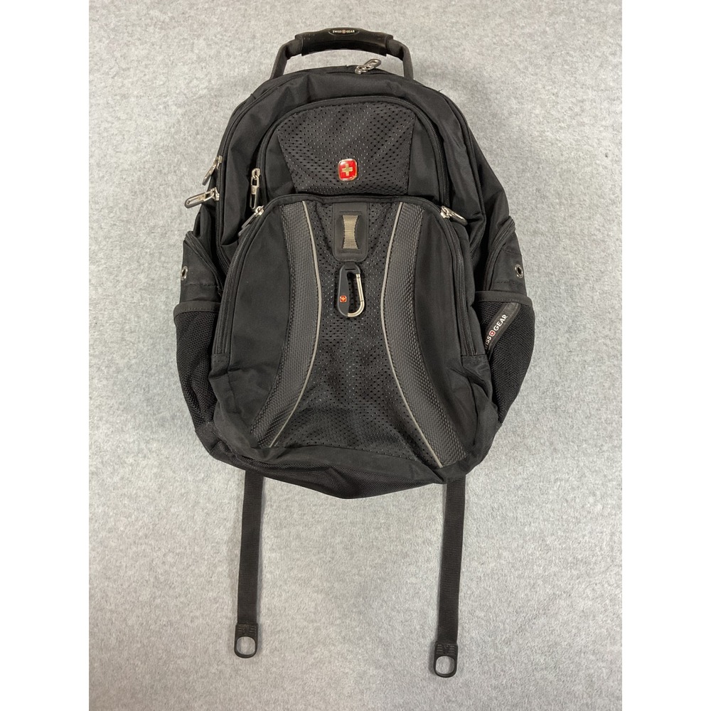 SwissGear ScanSmart Laptop Backpack Black Travel Work Bag 19 inch